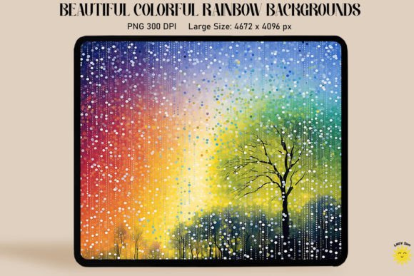 Download Beautiful Rainbow Color Art Backgrounds - Rainbow Collection
