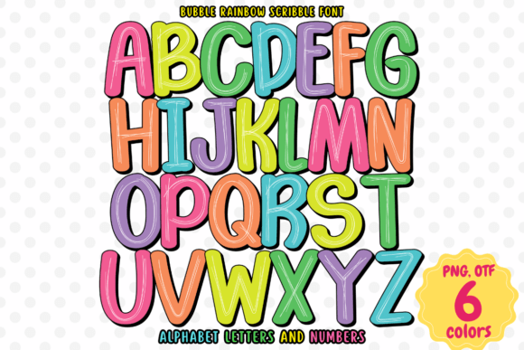 Download Bubble Rainbow Scribble - Rainbow Collection