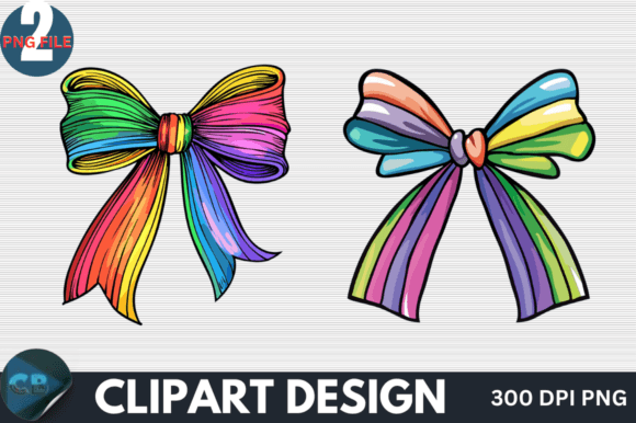 Download Colorful Rainbow Bow Clipart PNG - Rainbow Collection