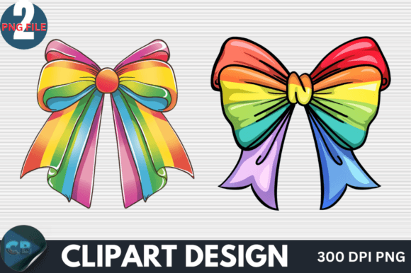 Download Colorful Rainbow Bow Clipart PNG - Rainbow Collection