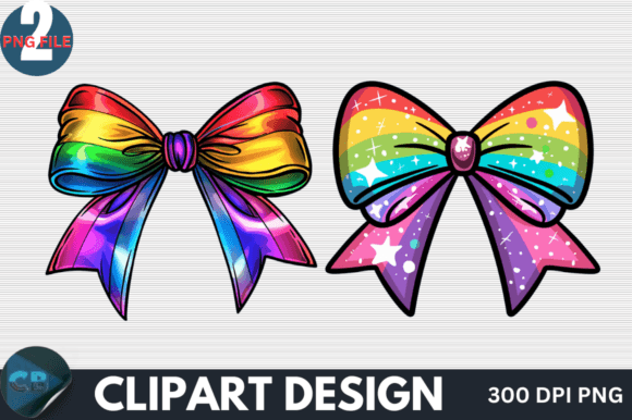 Download Colorful Rainbow Bow Clipart PNG - Rainbow Collection