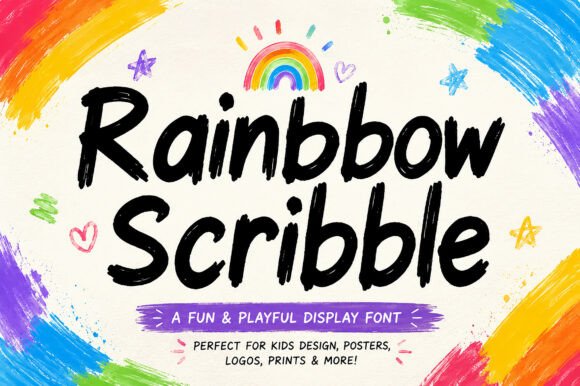 Download Rainbow Scribble - Rainbow Collection