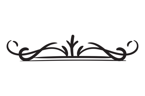 Download Vintage Curve Header. Decorative Black L - Premium Resources