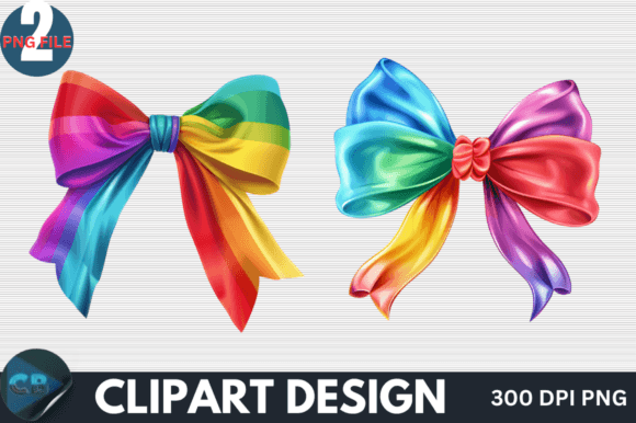 Download Colorful Rainbow Bow Clipart PNG - Rainbow Collection