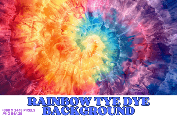 Download Rainbow Tye Dye Background Wallpaper - Rainbow Collection