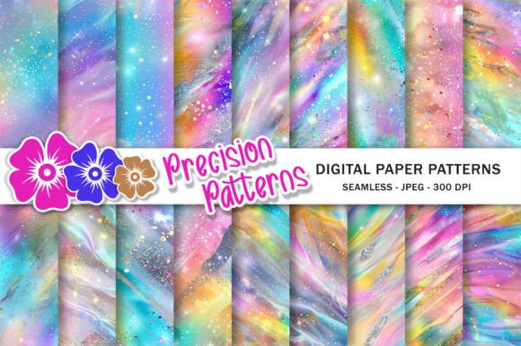 Download Pastel Rainbow Holographic Backgrounds - Rainbow Collection