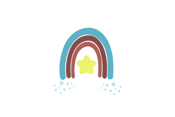 Download Rainbow Colorfull Blue Baby - Rainbow Collection